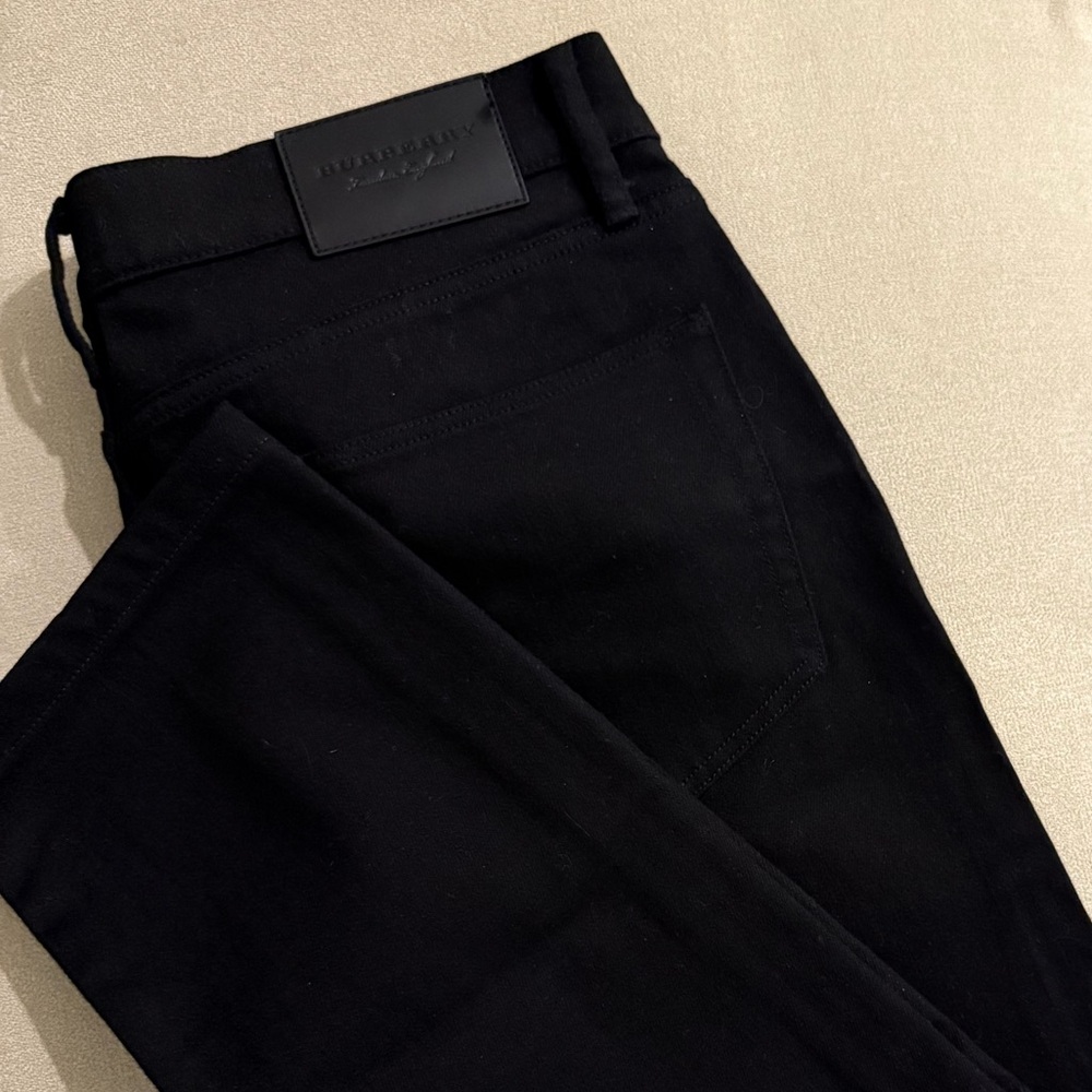 Burberry Men’s black jeans pants slim